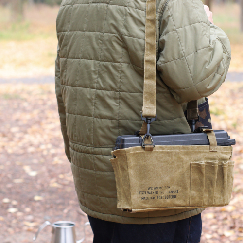 WAXED CANVAS AMMO TOOL BOX GO OUT