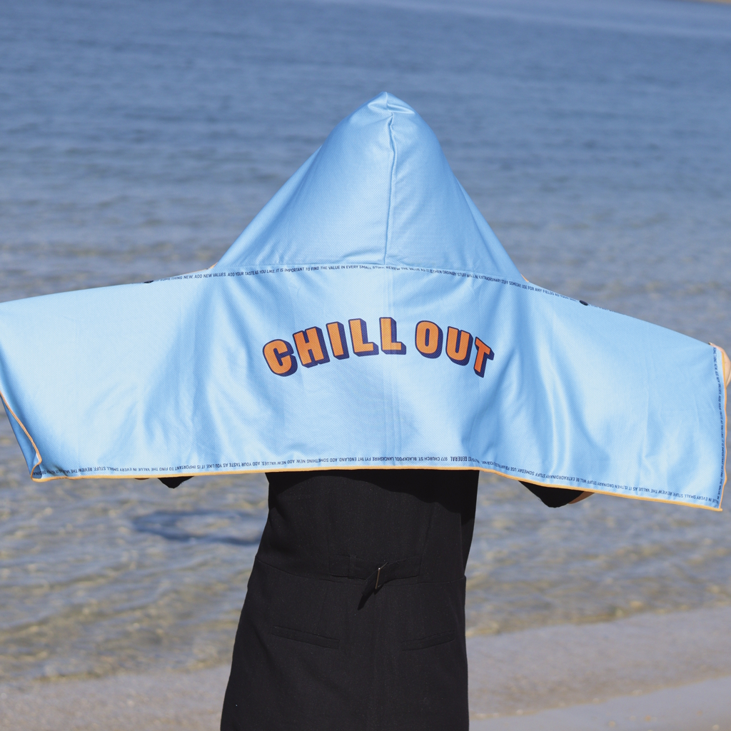 [ポストジェネラル]QUICK DRY HOODIE TOWEL