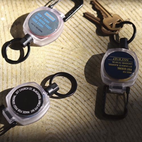 POST GENERAL & GOOUT別注カラー ポストジェネラル | COLOR CORD REEL KEY HOLDER | キーホルダー | GO