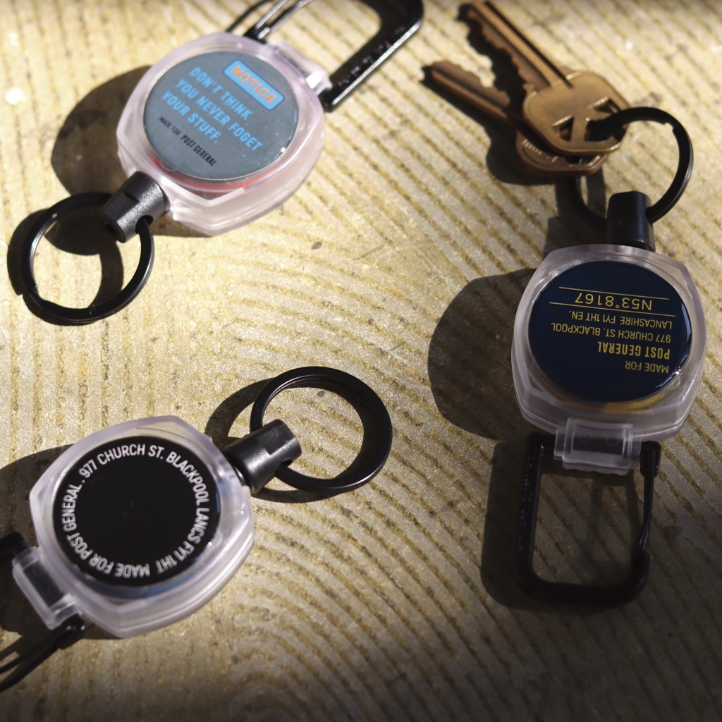 [ポストジェネラル]COLOR CORD REEL KEY HOLDER