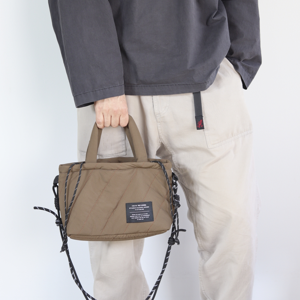 [ポストジェネラル]QUILTED SHOULDER COOLER TOTE