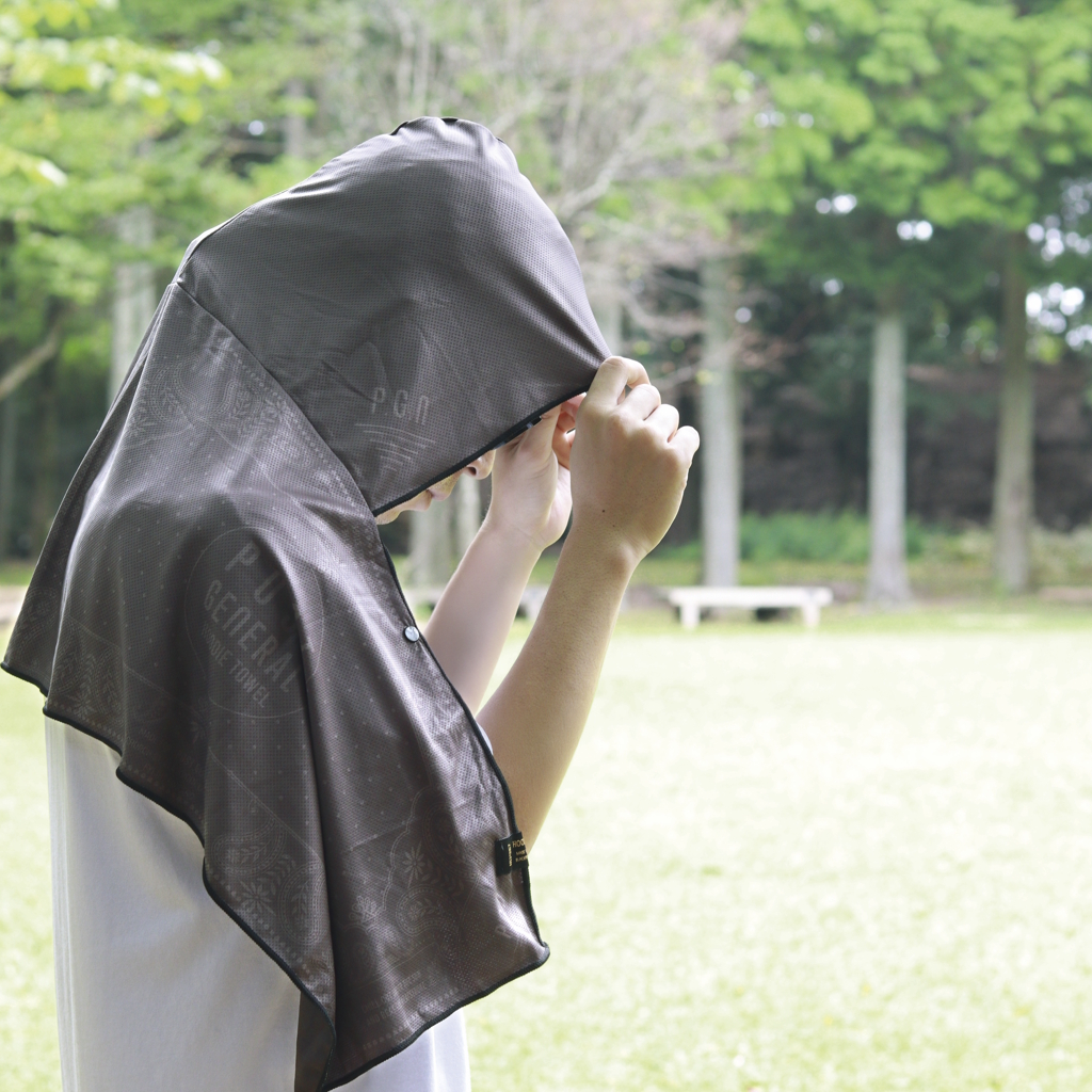 [ポストジェネラル]PG QUICKDRY HOODIE TOWEL UV