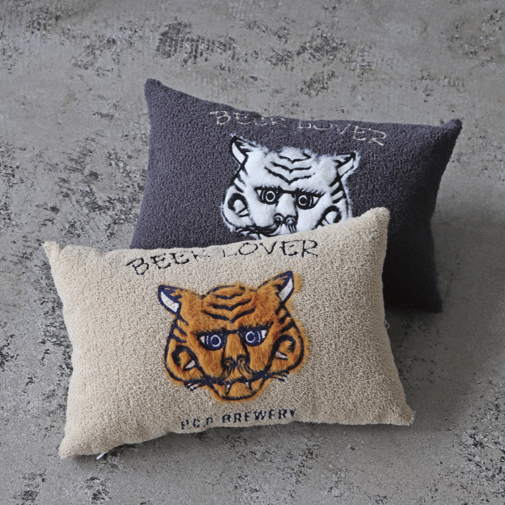 [ポストジェネラル]BEER LOVER RECT CUSHION