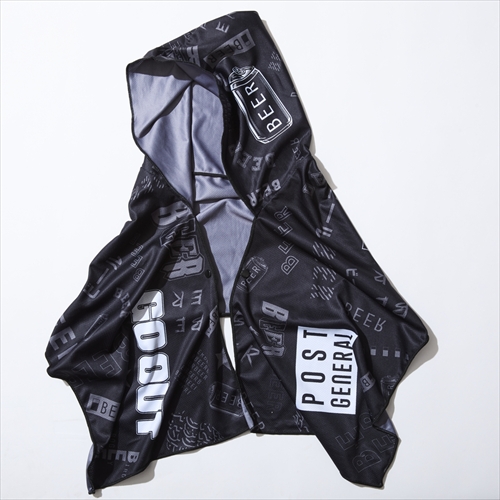 ポストジェネラル×ビール×ゴーアウト | QUICKDRY HOODIE TOWEL UV