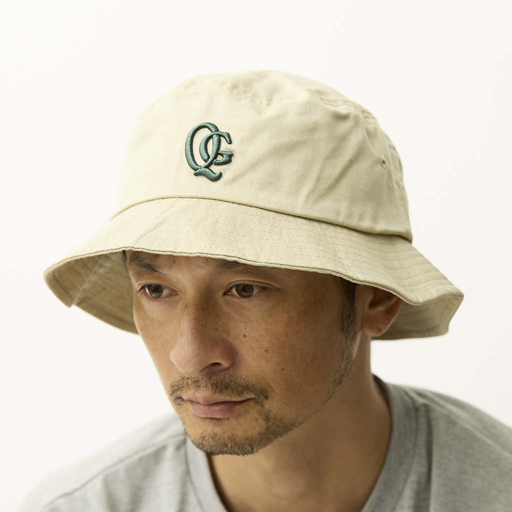 [クワイエットゴルフ]QG LOGO BUCKET HAT