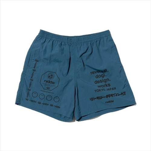 リバーサル・ドーギ・デザイン・ワークス | MULTI LOGO NYLON SHORTS