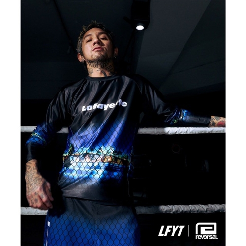 [リバーサル・ドーギ・デザイン・ワークス]LFYT x reversal NYC LONG RASH GUARD