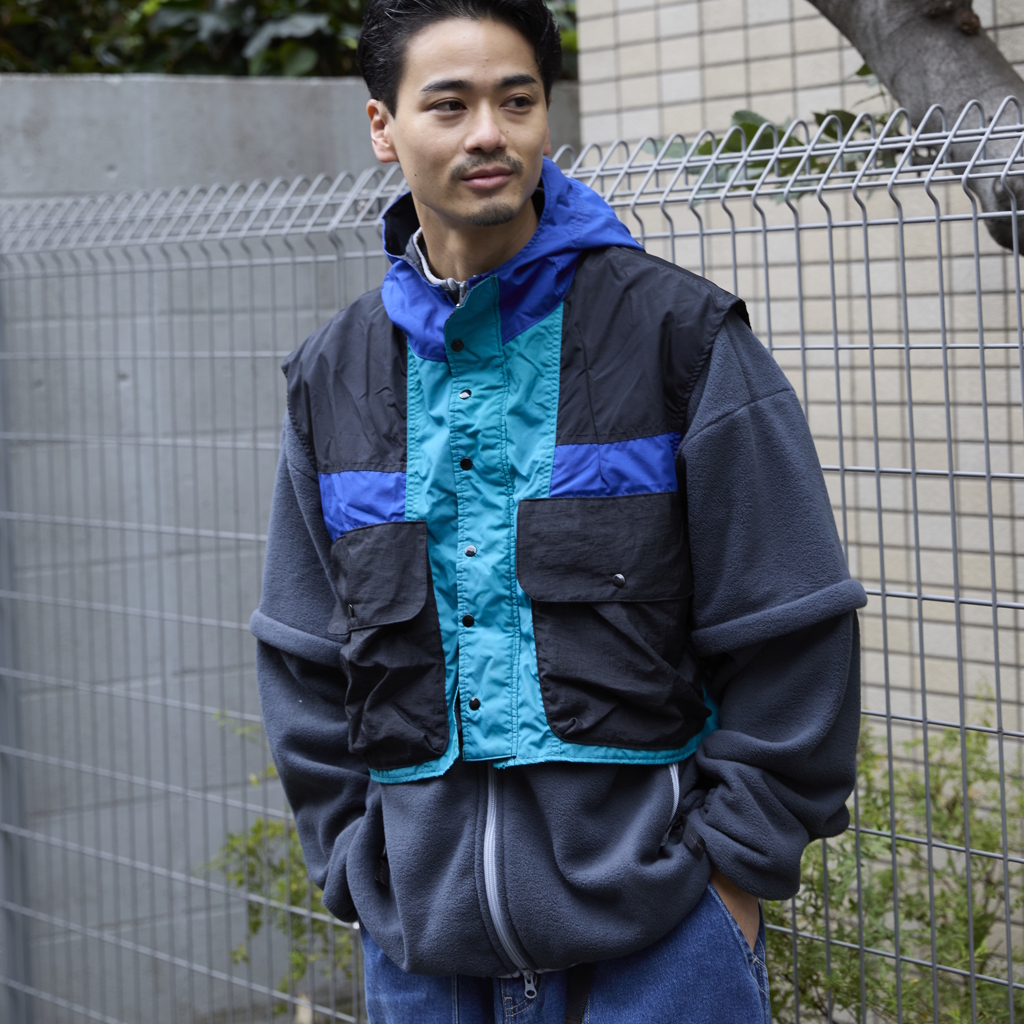 [レダッド×ゴーアウト]REMAKEN 3WAY FLEECE JACKET（Lサイズ）