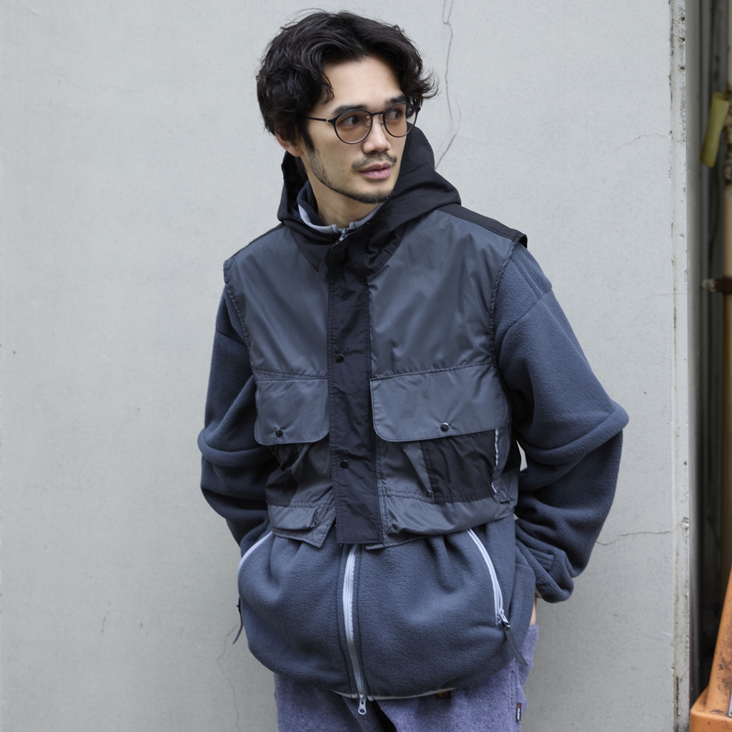 [レダッド×ゴーアウト]REMAKEN 3WAY FLEECE JACKET（XLサイズ）