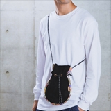 [レアセル]2 Way Leather "巾着”Bag Made in Japan