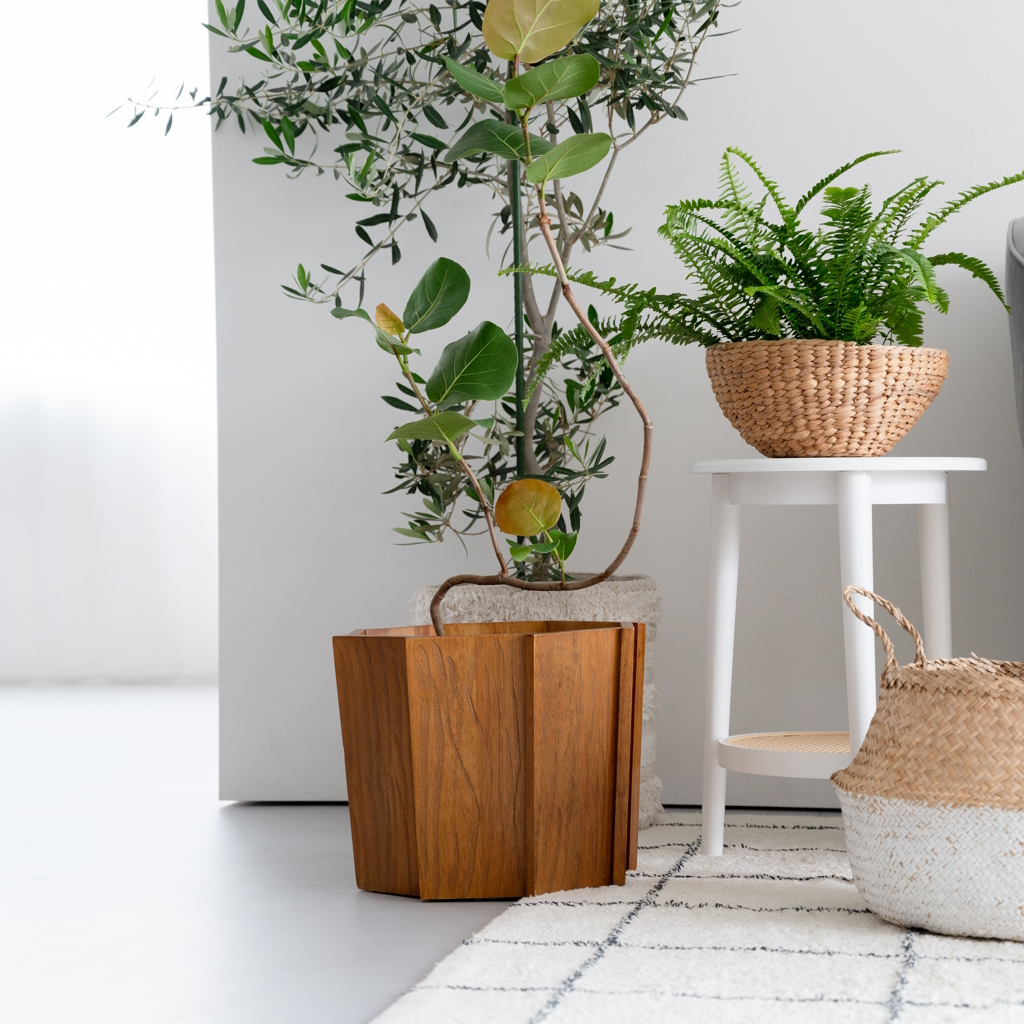 [アウトドアライフクリエーションズ]Wood planter S
