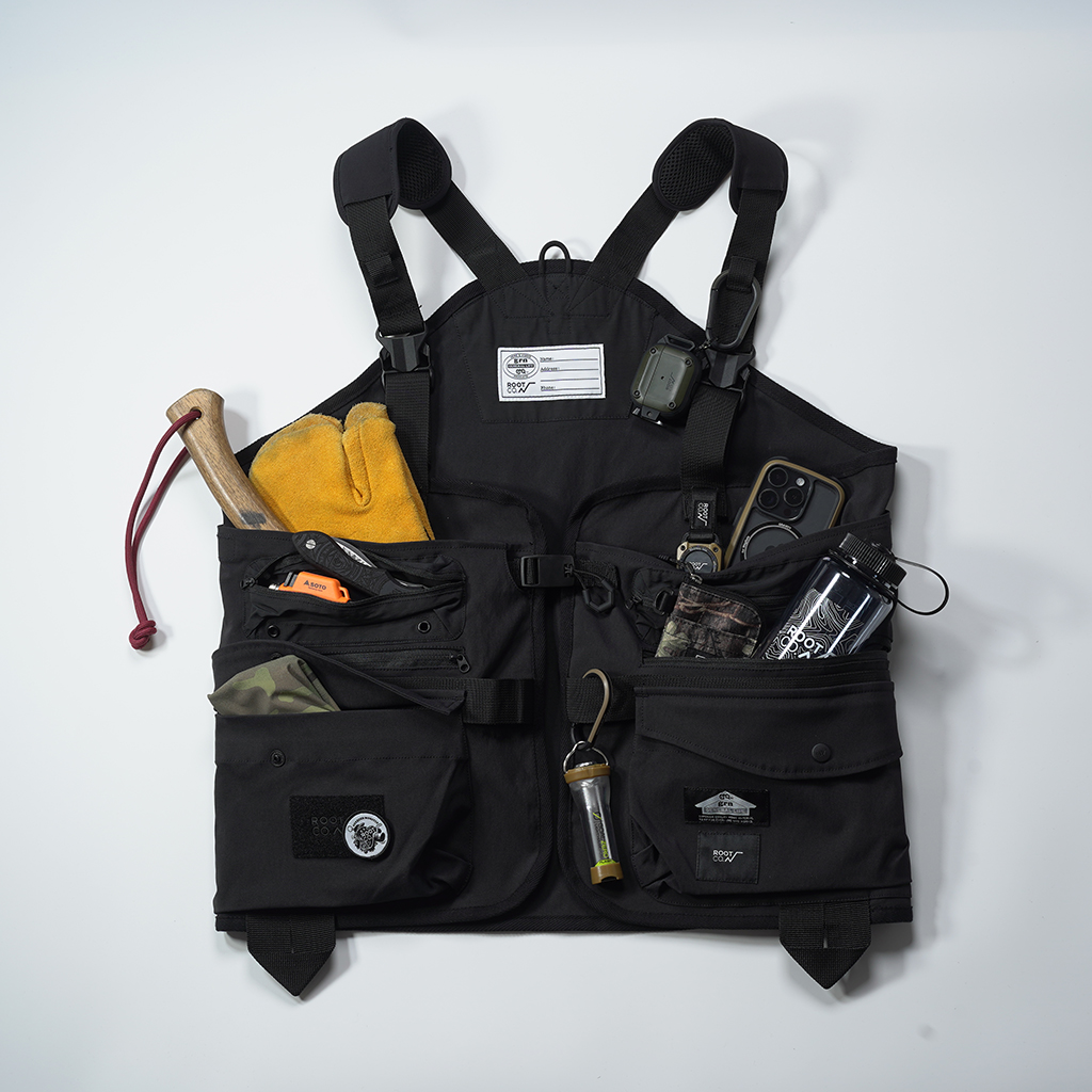 [ルート]grn GENERAL LIFE × ROOT CO. UTILITY VEST