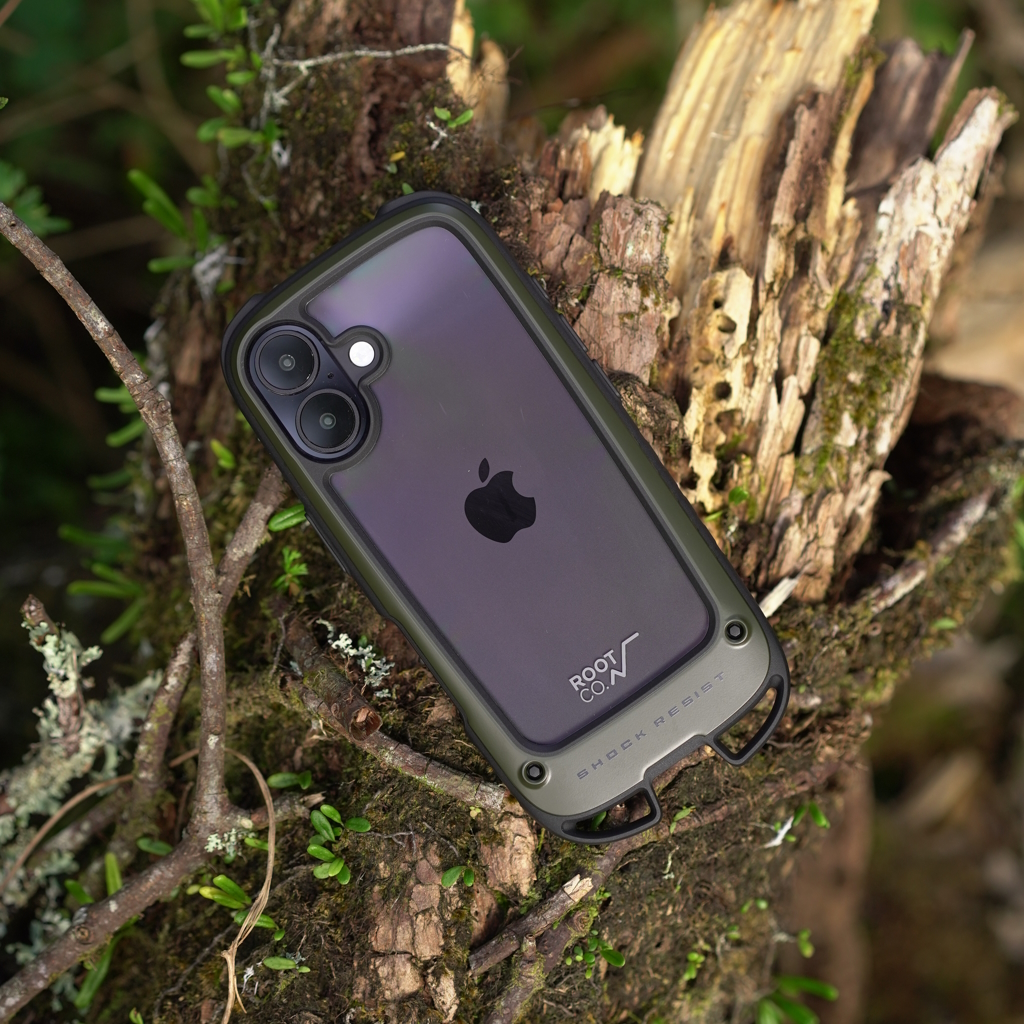 [ルート][iPhone16専用]GRAVITY Shock Resist Case +Hold.