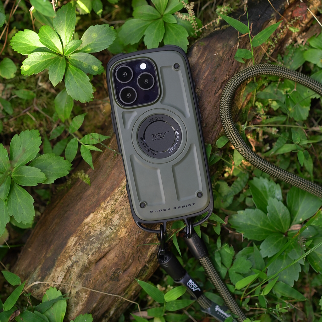[ルート][iPhone16Pro専用]GRAVITY Shock Resist Case Rugged.
