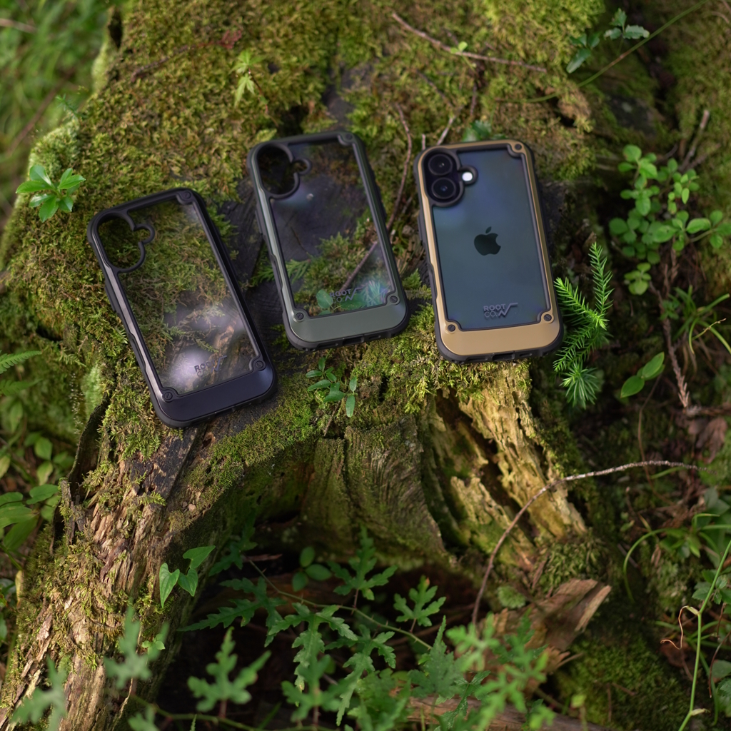[ルート][iPhone16専用]GRAVITY Shock Resist Tough & Basic Case.