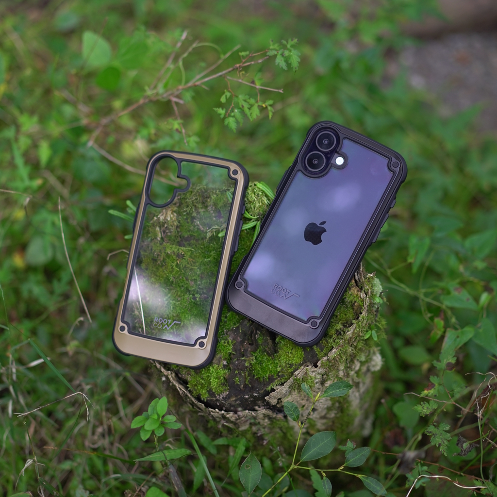 [ルート][iPhone16Plus専用]GRAVITY Shock Resist Tough & Basic Case.