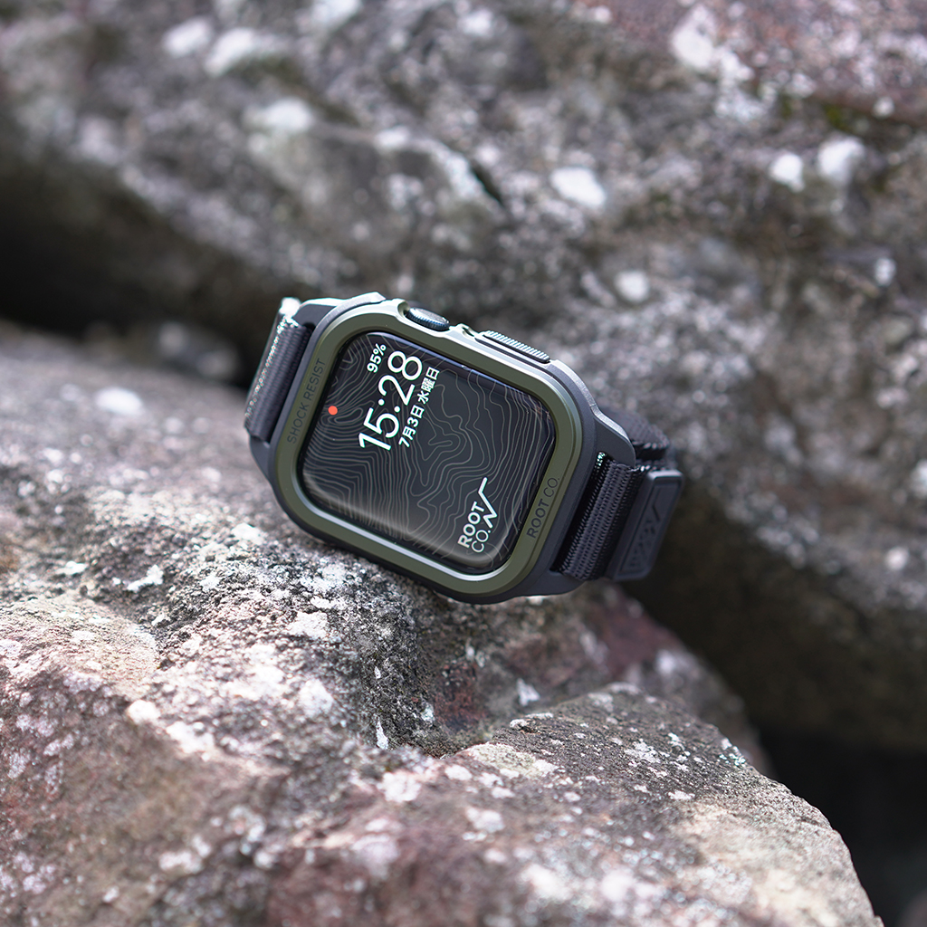 [ルート][Apple Watch Series4/5/6/7/8/9/SE 40/41mm専用]GRAVITY Shock Resist Case Pro. for Apple Watch
