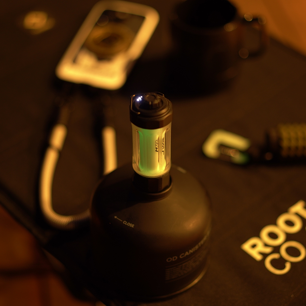 [ルート]PLAY LED MINI LANTERN OCTA. (ブラック/グロー)