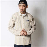 [ローター]Stripe Work Shirt