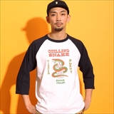 [ローター]COILING SNAKE  Raglan Tee