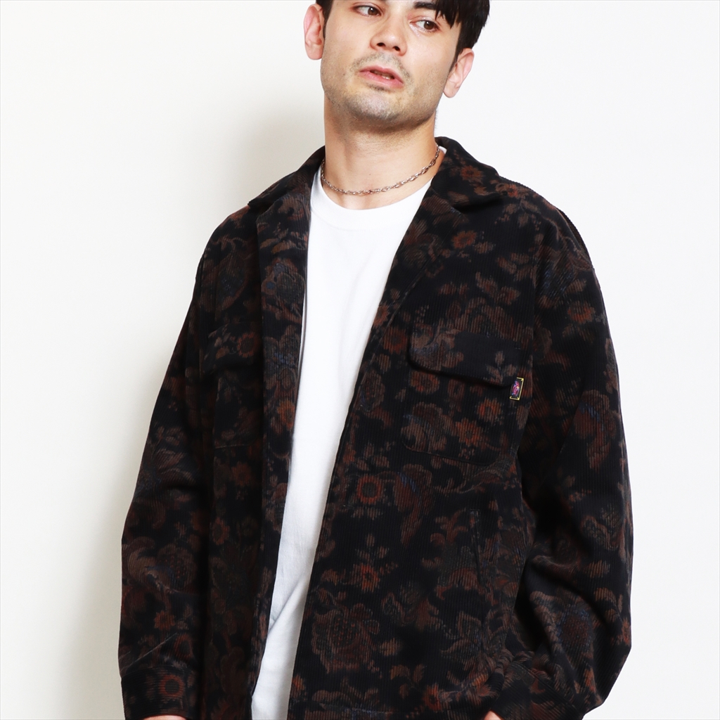 [ローター]Corduroy Floral CPO Jacket