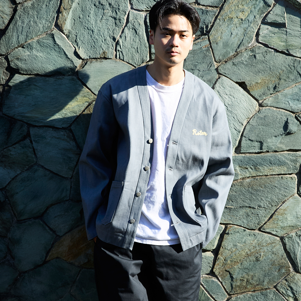 [ローター]11oz Denim Cardigan