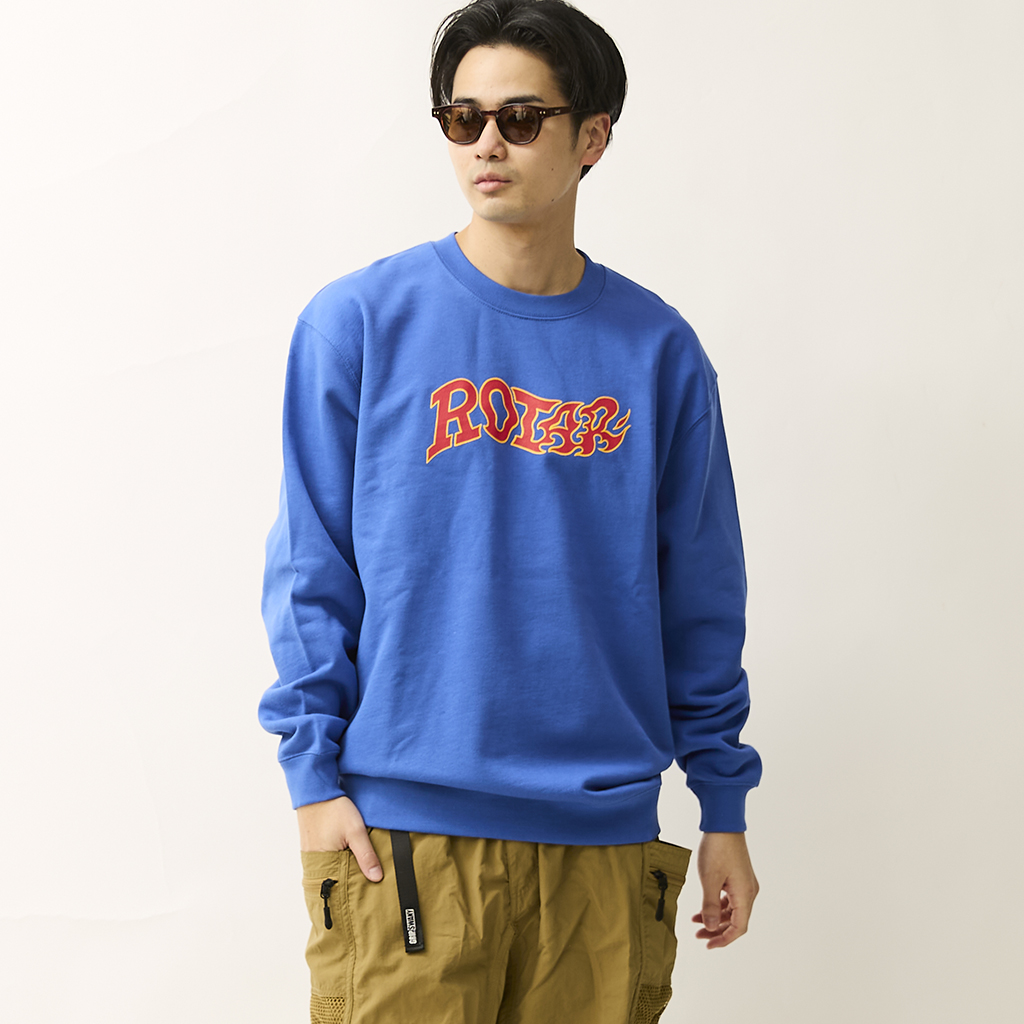[ローター]Fire LOGO SWEAT