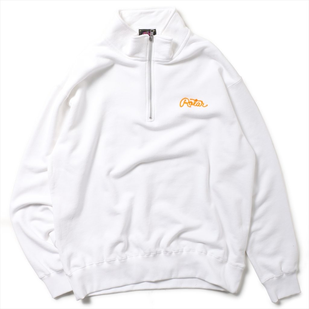 [ローター]Chain Rope logp Half Zip SWEAT