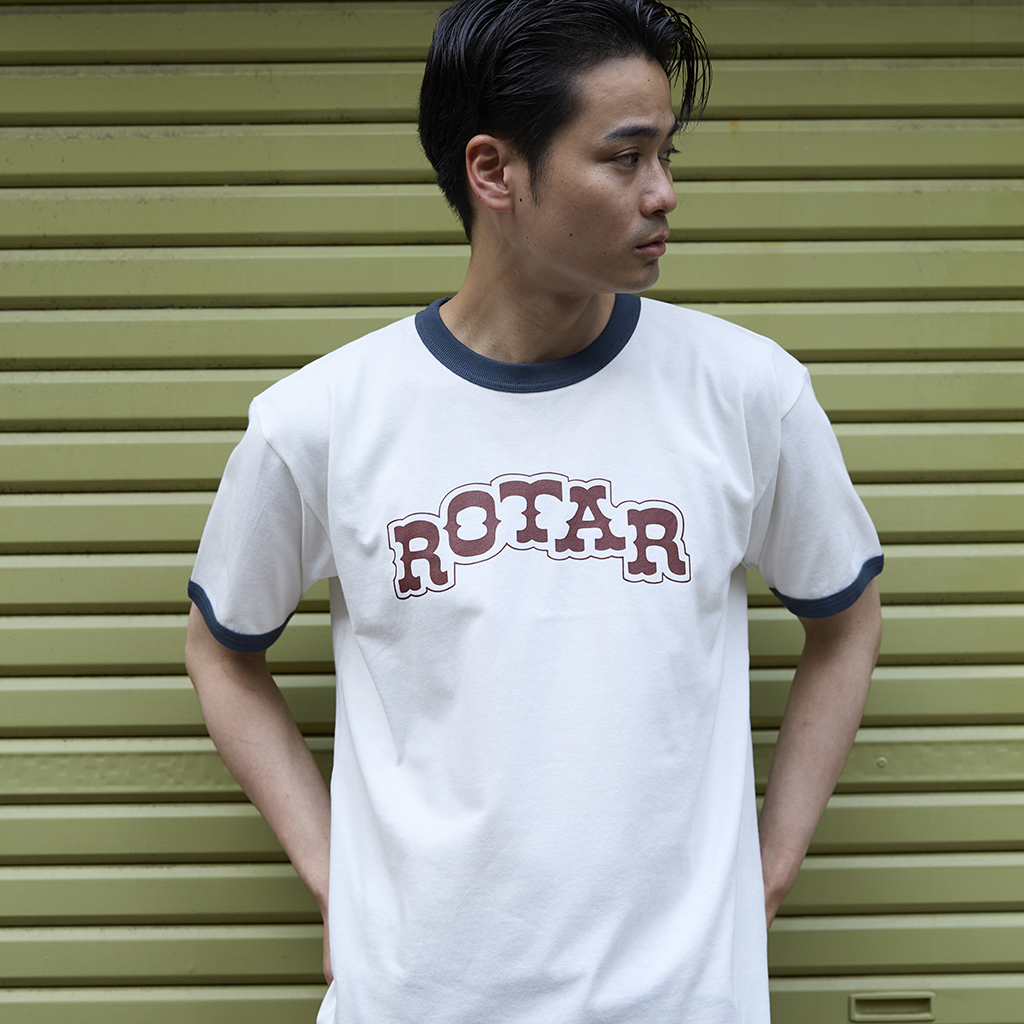 [ローター]Western LOGO Ringer Tee