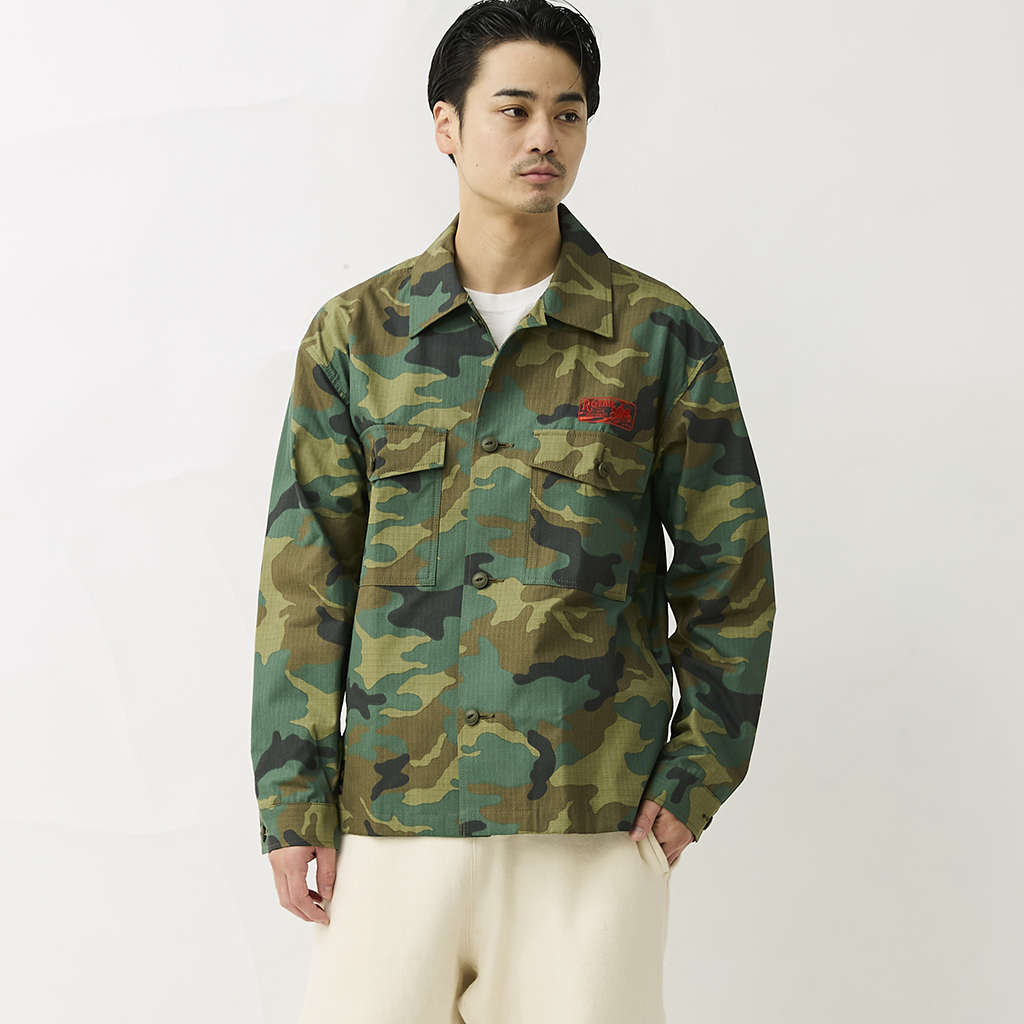 [ローター]T.I.Q Ripstop Military Shirt JKT