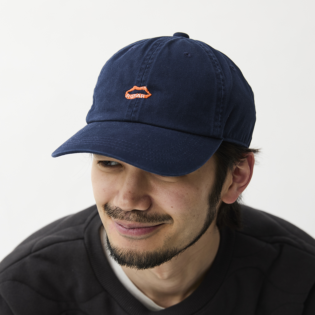[ローター]Lip logo Washed Cotton CAP
