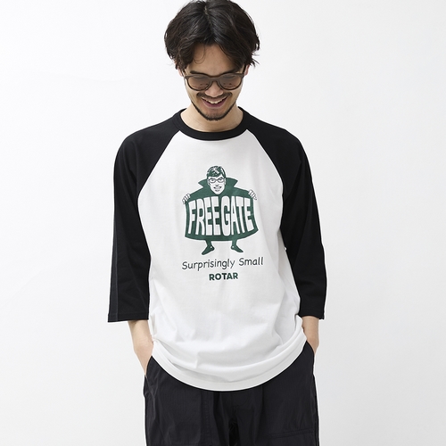 せいだろう ローター | FREE GATE raglan 7s Tee | ロンT | GO OUT Online