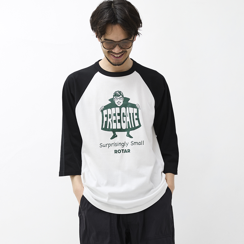 [ローター]FREE GATE raglan 7s Tee