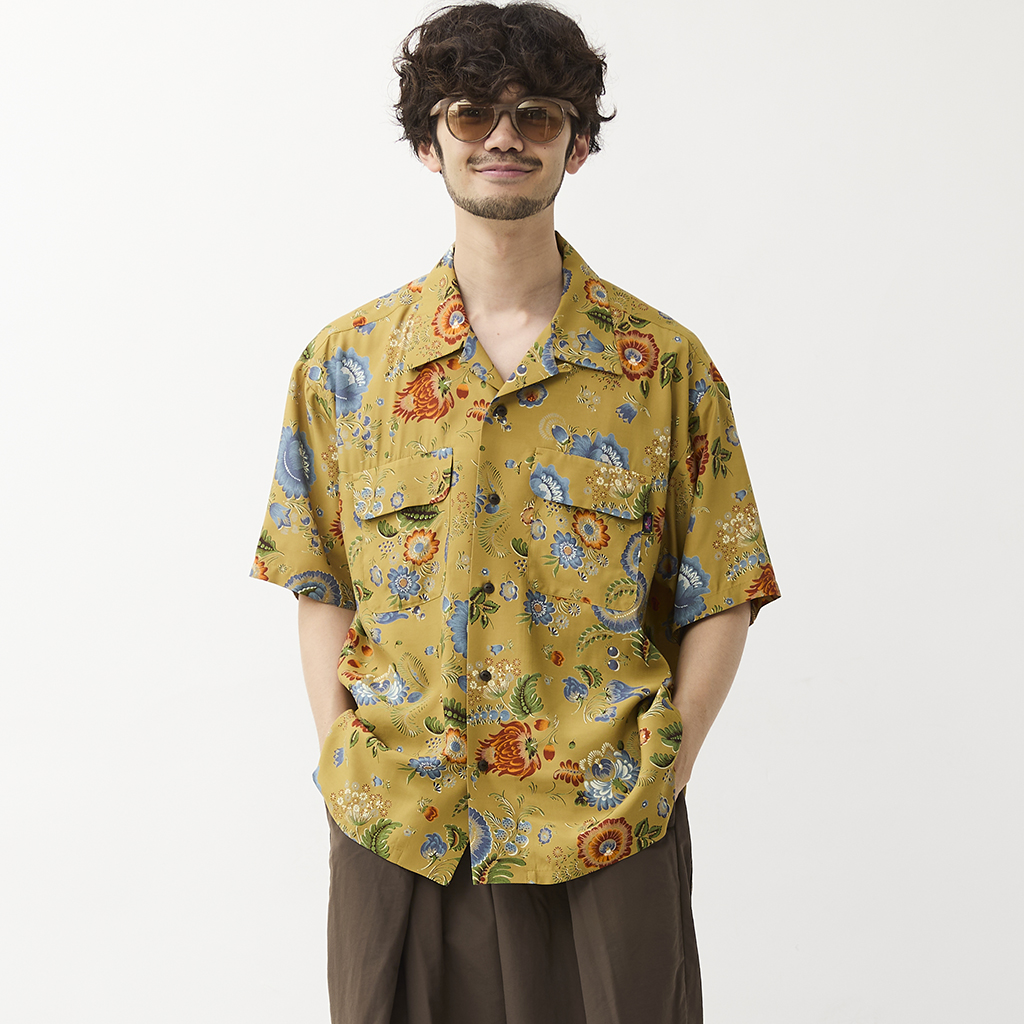 [ローター]Floral Hawaiian Shirt2