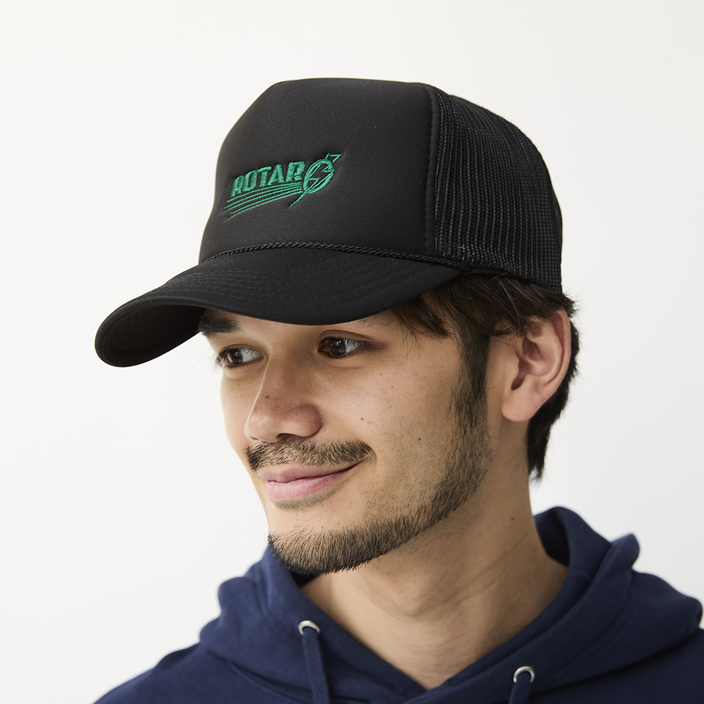 [ローター]Lightning logo Mesh CAP