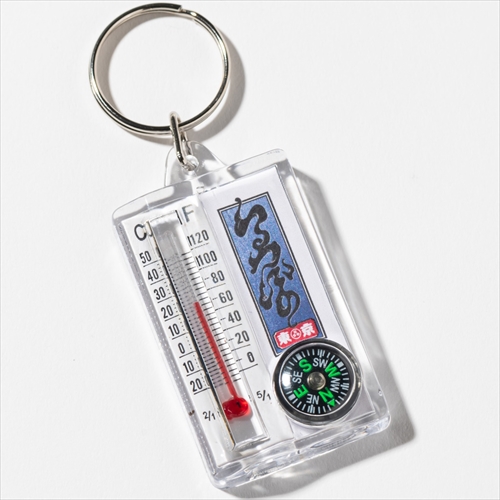 ルツボ | Thermo compass keychain | キーホルダー | GO OUT Online