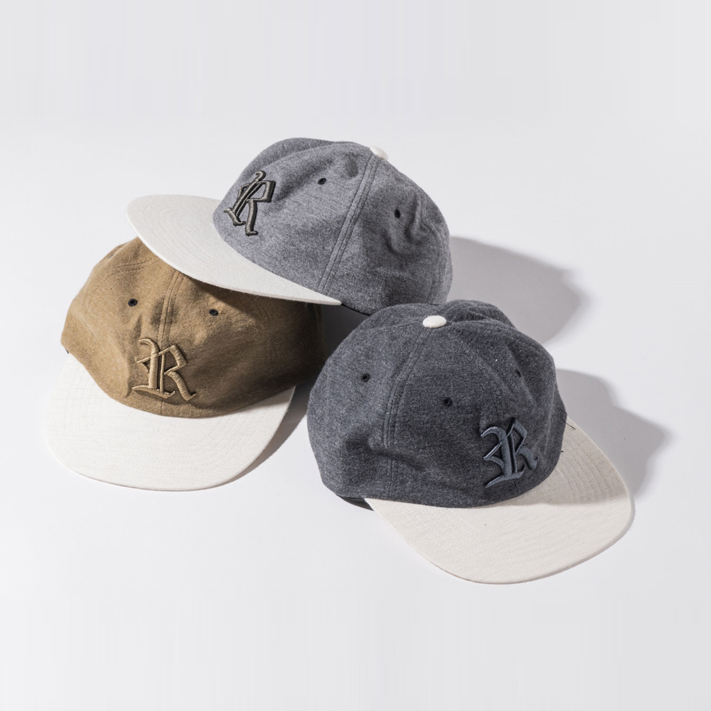 [ルツボ]OLD R MELANGE 6PANEL CAP