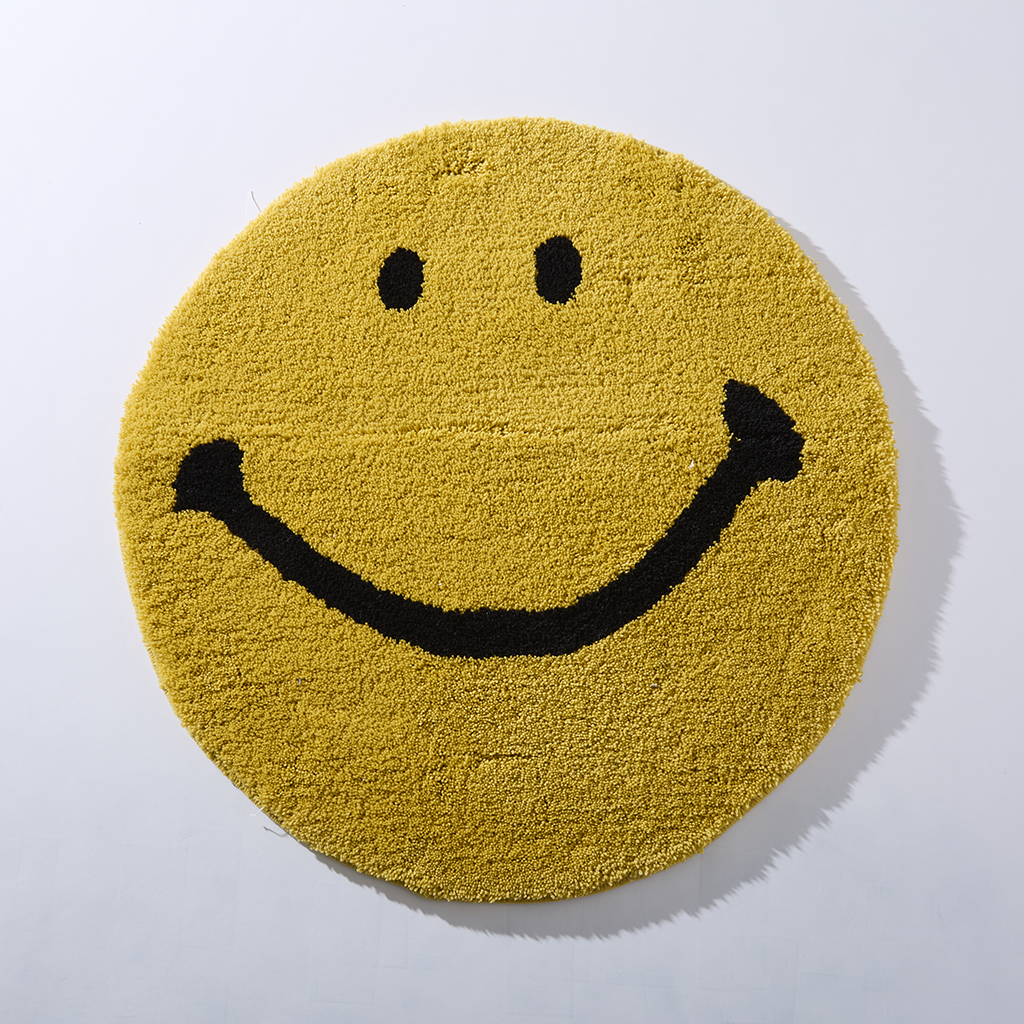 [セカンドラブ]MIYOSHI RUG ORIGINAL SMILEY FACE RUG