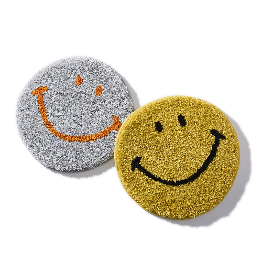 [セカンドラブ]MIYOSHI RUG ORIGINAL SMILEY FACE CHAIR RUG