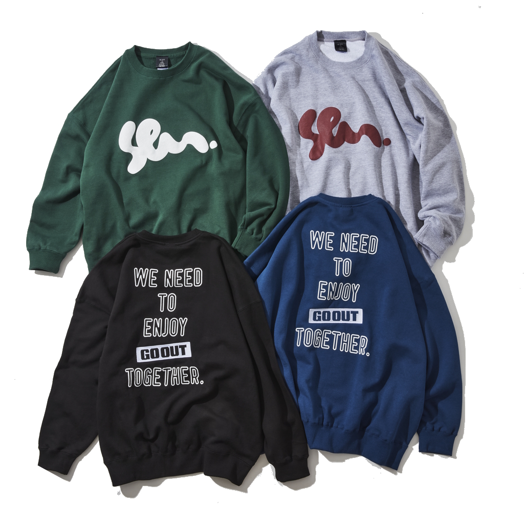 [セッション×ゴーアウト]BUBBLE LOGO SWEAT