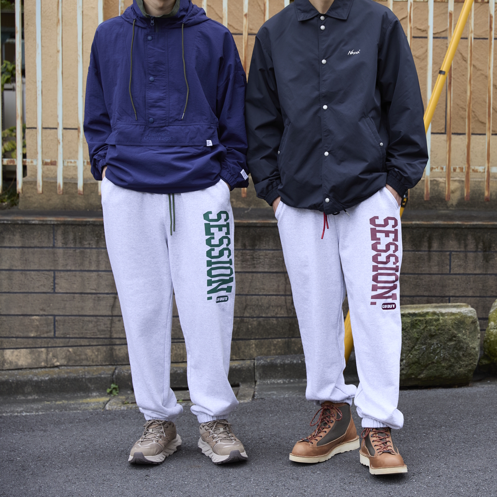[セッション×ゴーアウト]SWEAT PANTS