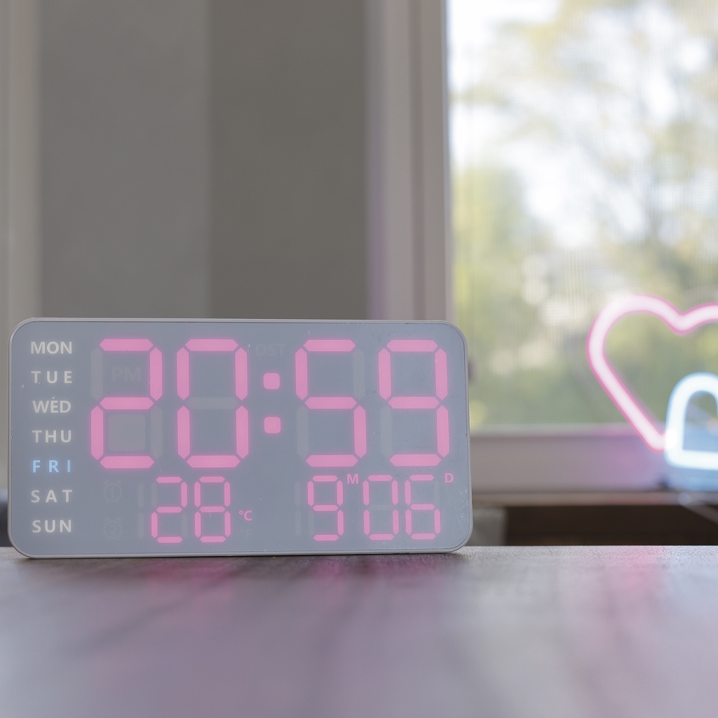 [スロウワー]LED CLOCK Cielo