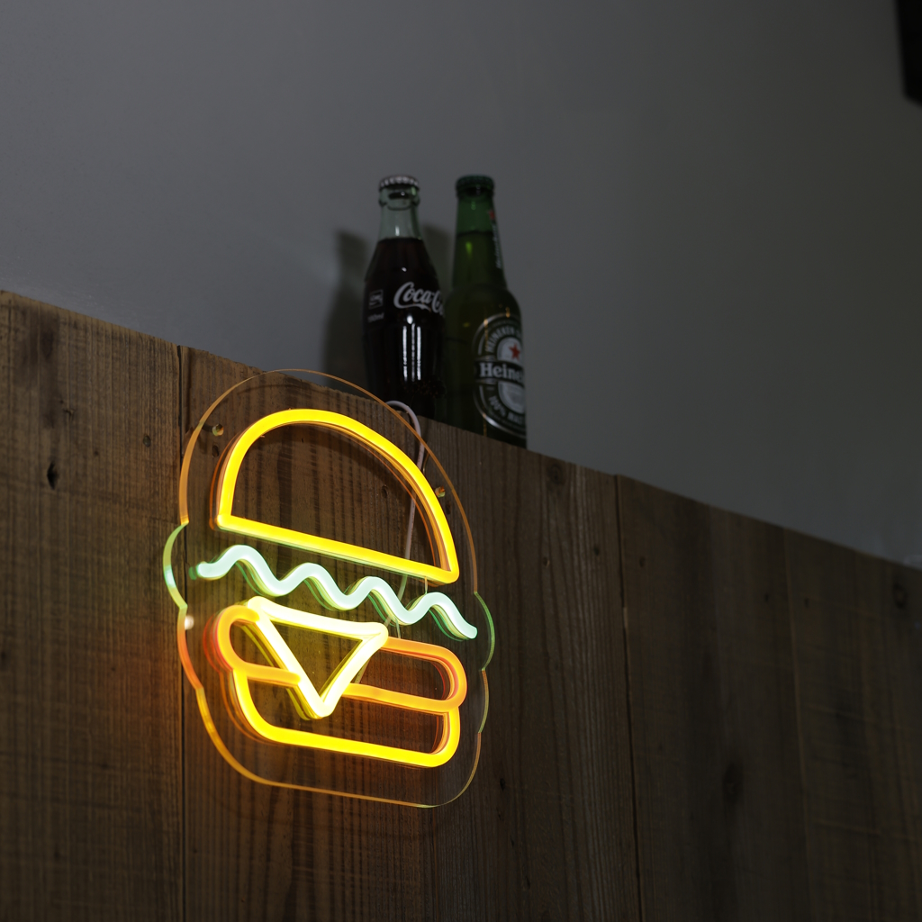 [スロウワー]NEONY SIGN LIGHT（Burger）