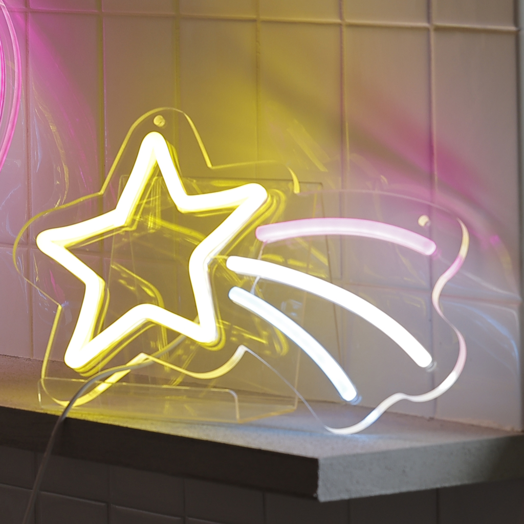 [スロウワー]NEONY SIGN LIGHT（Shooting Star）