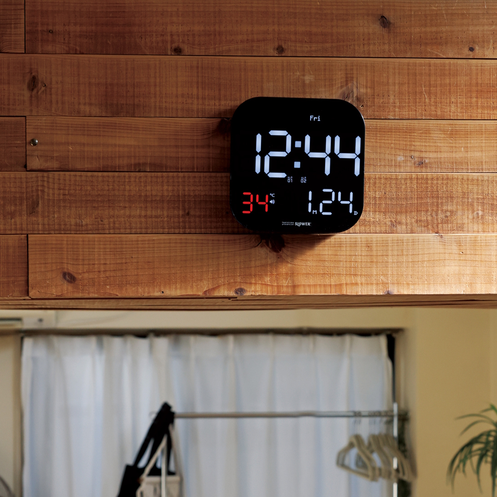 [スロウワー]LED THERMO ALERT CLOCK Tierra