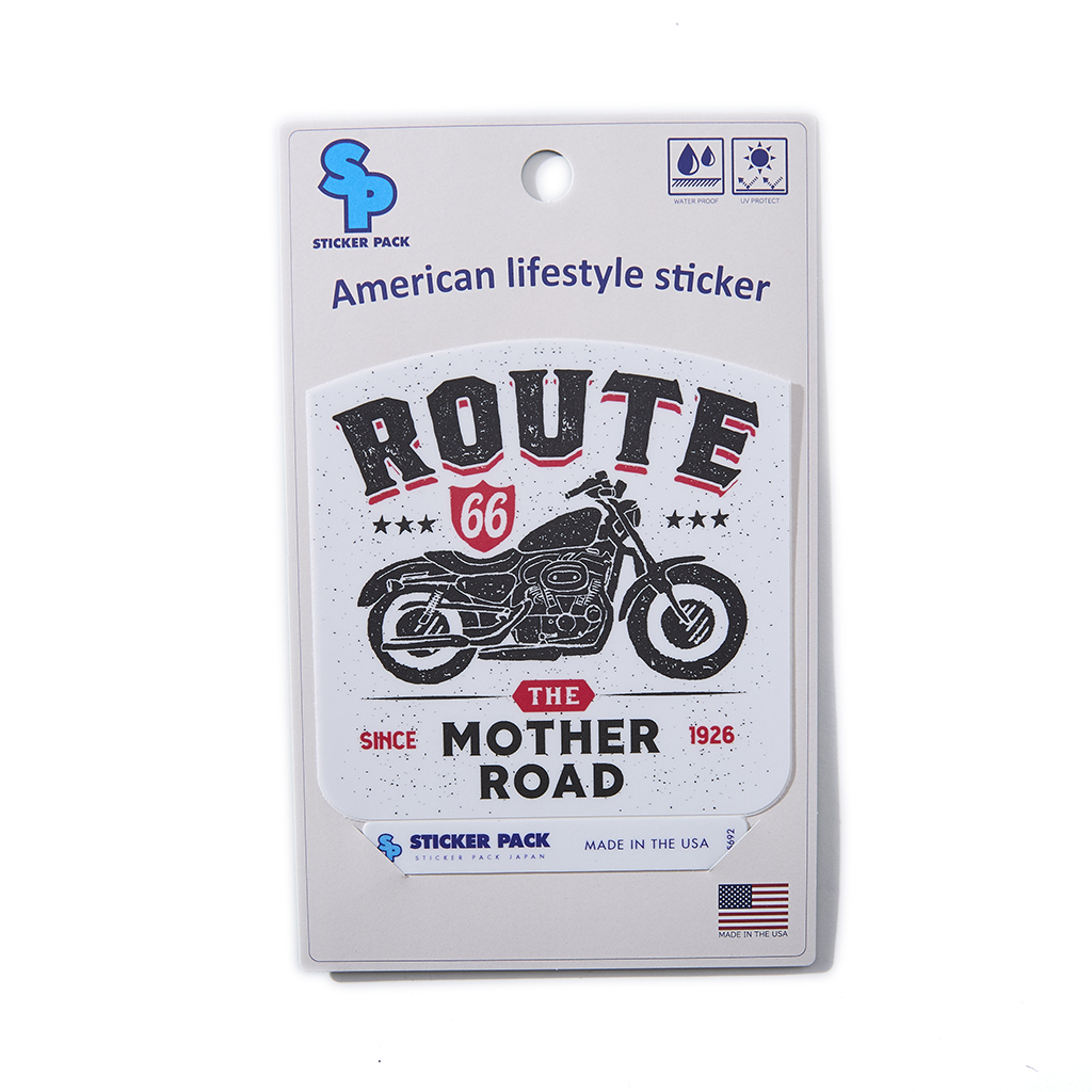 [ステッカーパック]ルート66 モーターサイクル