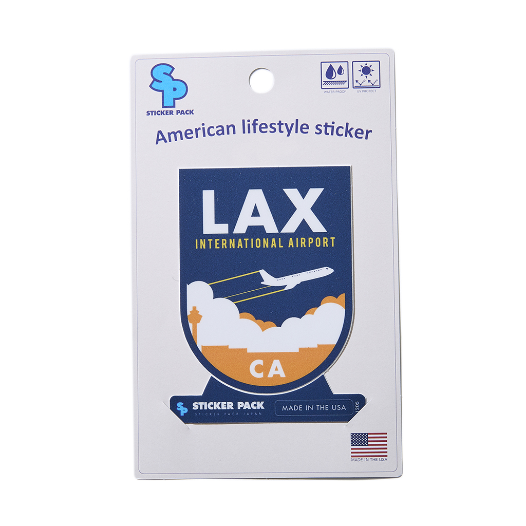 [ステッカーパック]ロサンゼルスエアポート テイクオフ