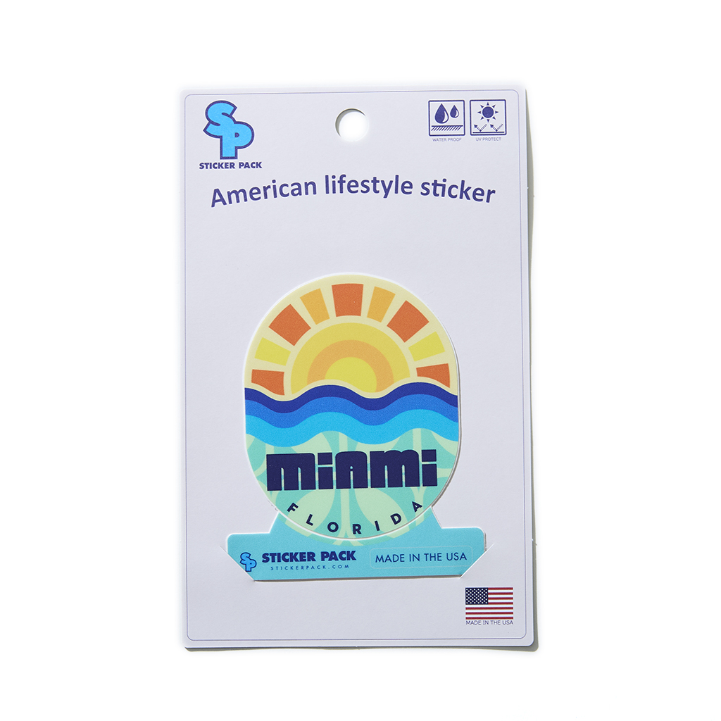 [ステッカーパック]マイアミビーチアート