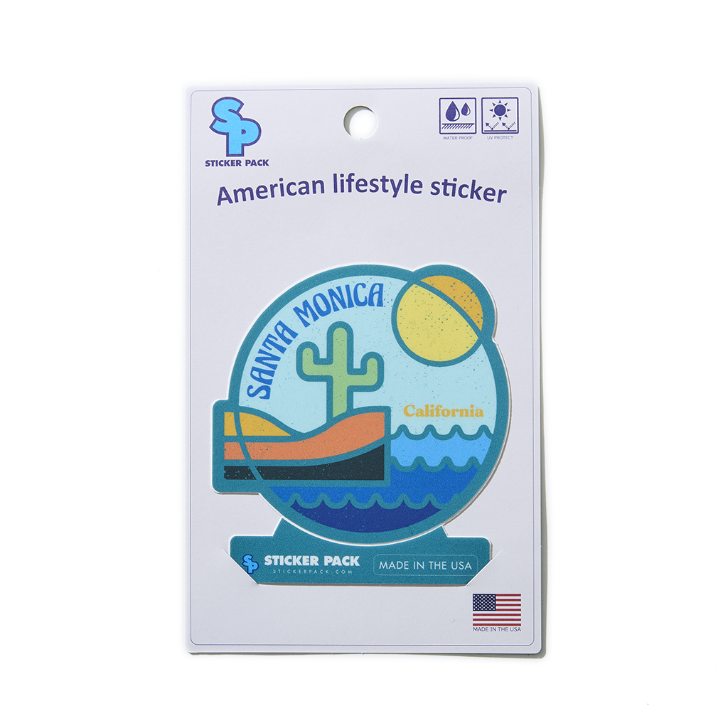 [ステッカーパック]サンタモニカビーチ