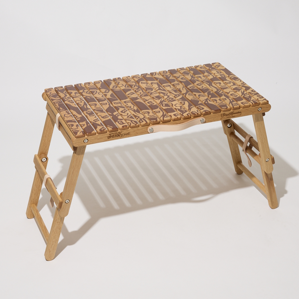 [パンクドランカーズ×サンゾーコウムテン]CARRY TABLE あいつ総柄
